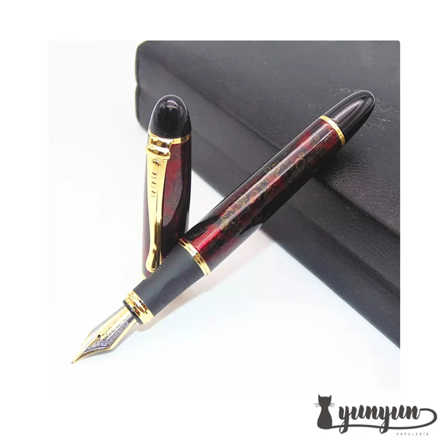 Pluma Fuente JINHAO - X450 Borgoña 1