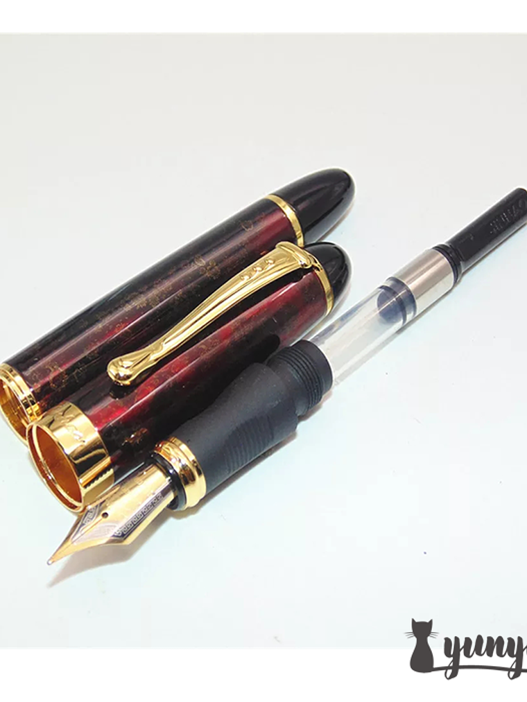 Pluma Fuente JINHAO - X450 Borgoña 3
