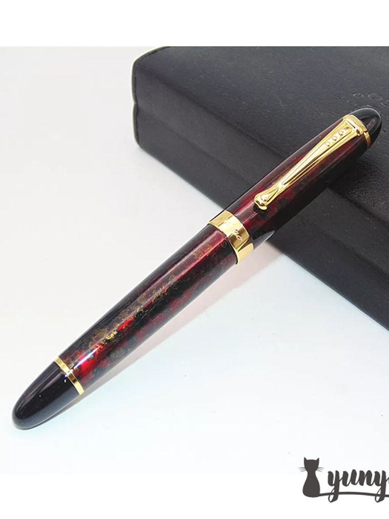 Pluma Fuente JINHAO - X450 Borgoña 4