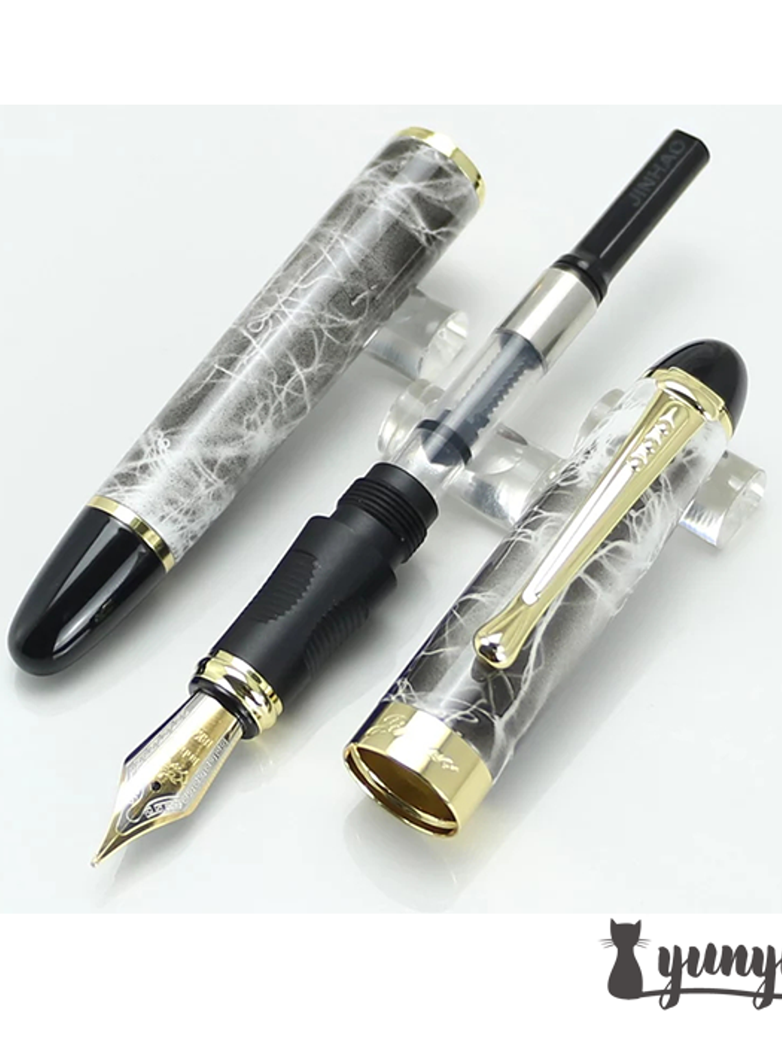 Pluma Fuente JINHAO - X450 Gris 2