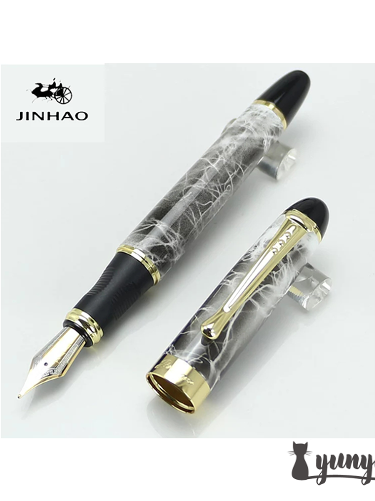 Pluma Fuente JINHAO - X450 Gris 3