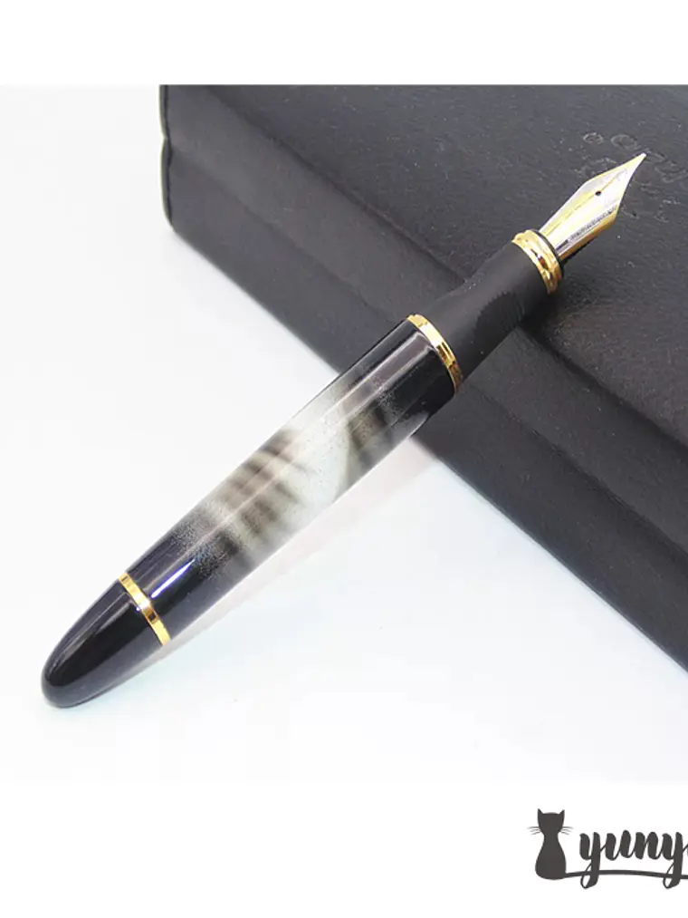 Pluma Fuente JINHAO - X450 Blanco marmoleado 2