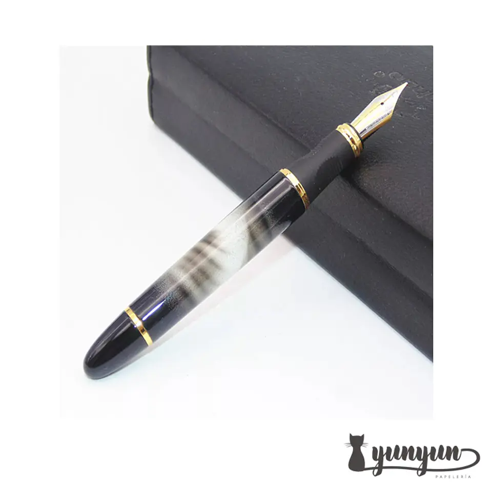 Pluma Fuente JINHAO - X450 Blanco marmoleado 2