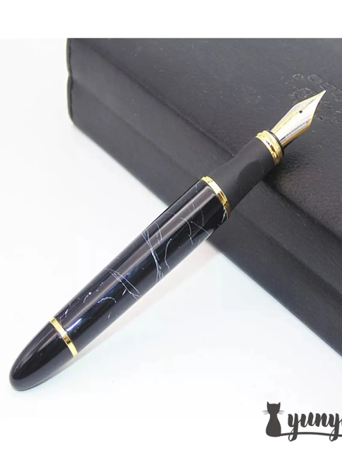 Pluma Fuente JINHAO - X450 Negro Líneas 2