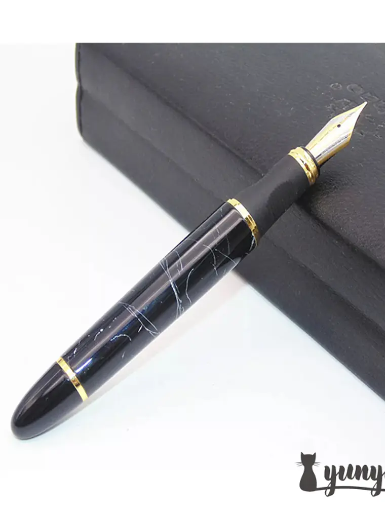 Pluma Fuente JINHAO - X450 Negro Líneas 2
