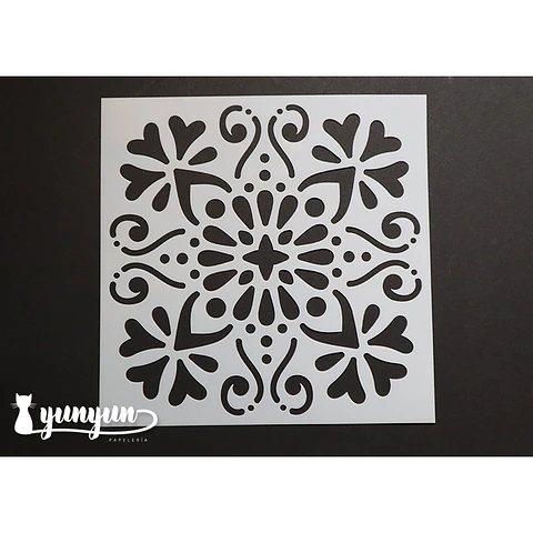 Stencil III - 15x15cm