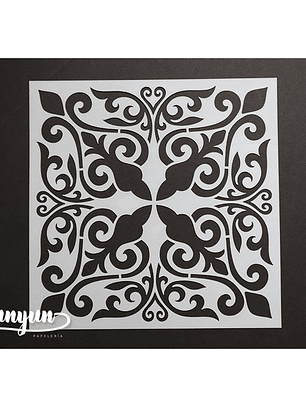 Stencil IV- 15x15cm