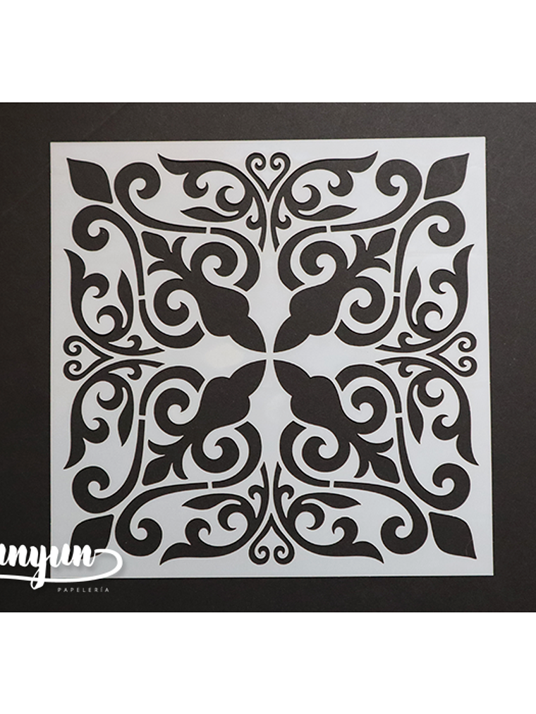 Stencil IV- 15x15cm 1