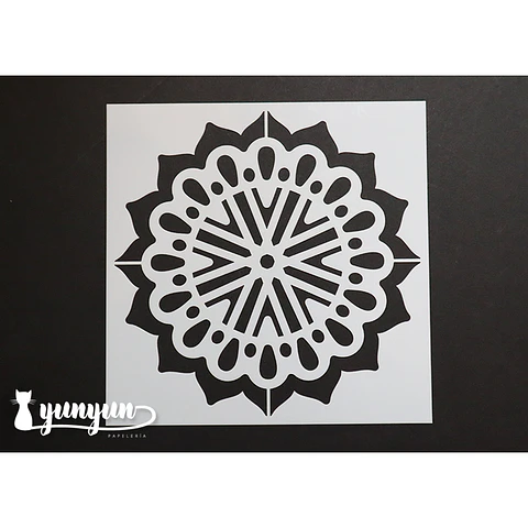 Stencil VII - 15x15cm