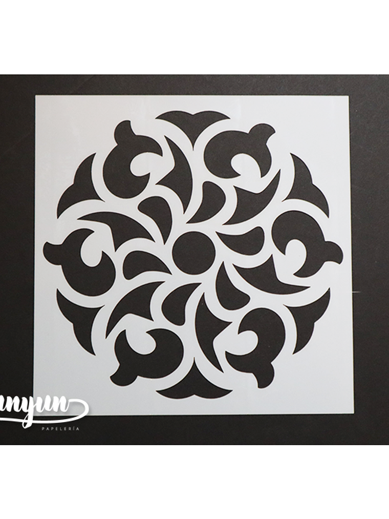 Stencil VIII - 15x15cm 1