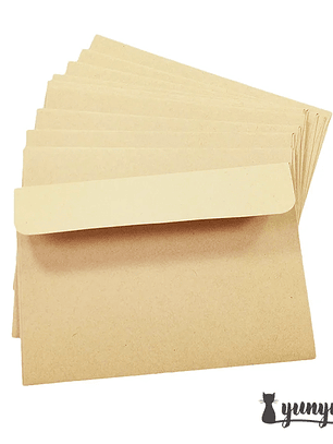 Sobres Kraft 50 pzas - 11x16cm