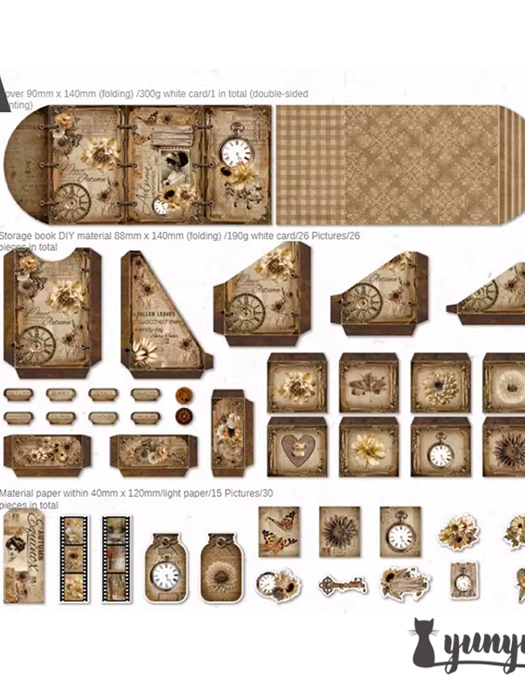 Carpeta Vintage  - 57 pzas 5