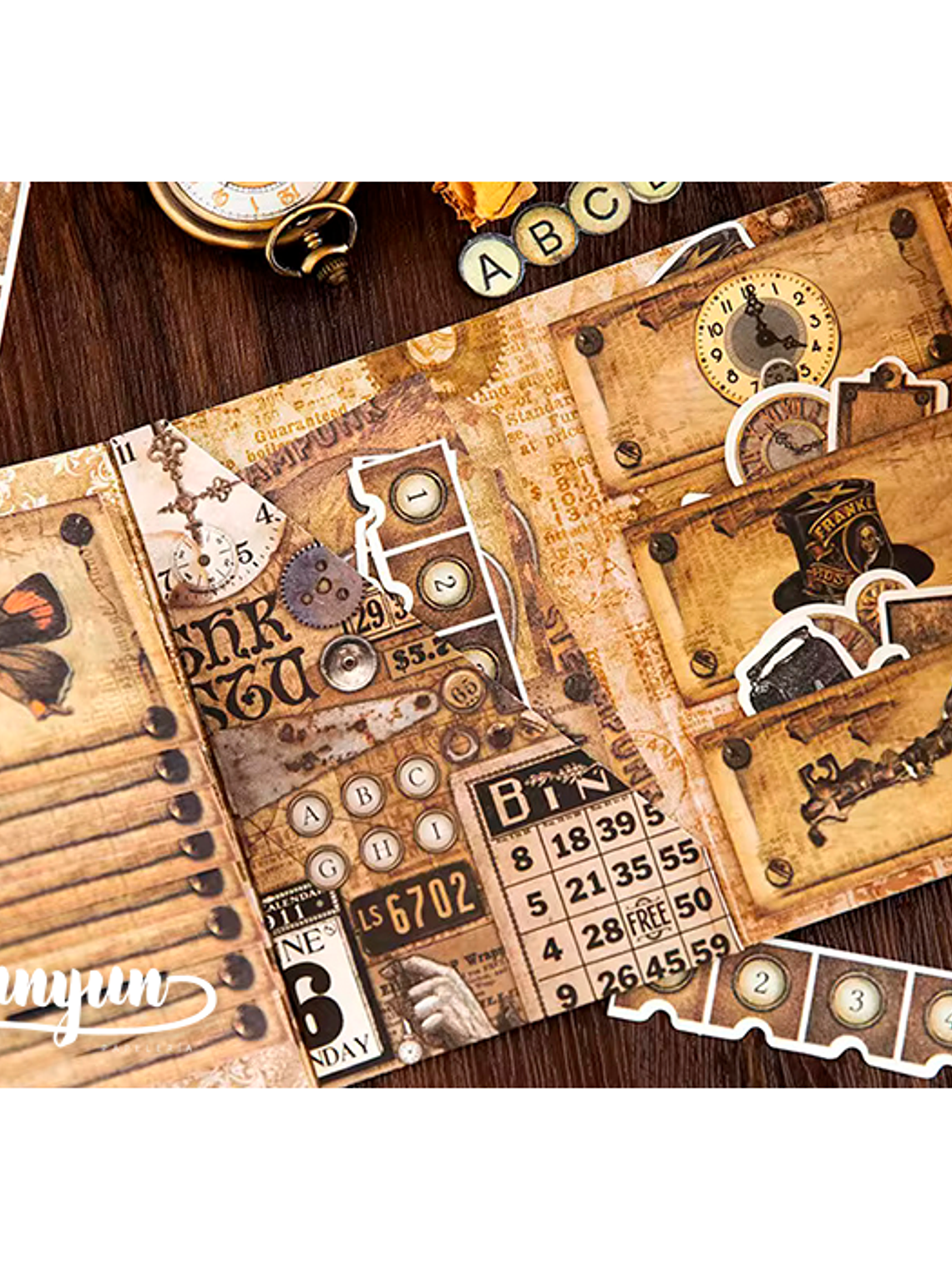 Carpeta Vintage  - 57 pzas 2