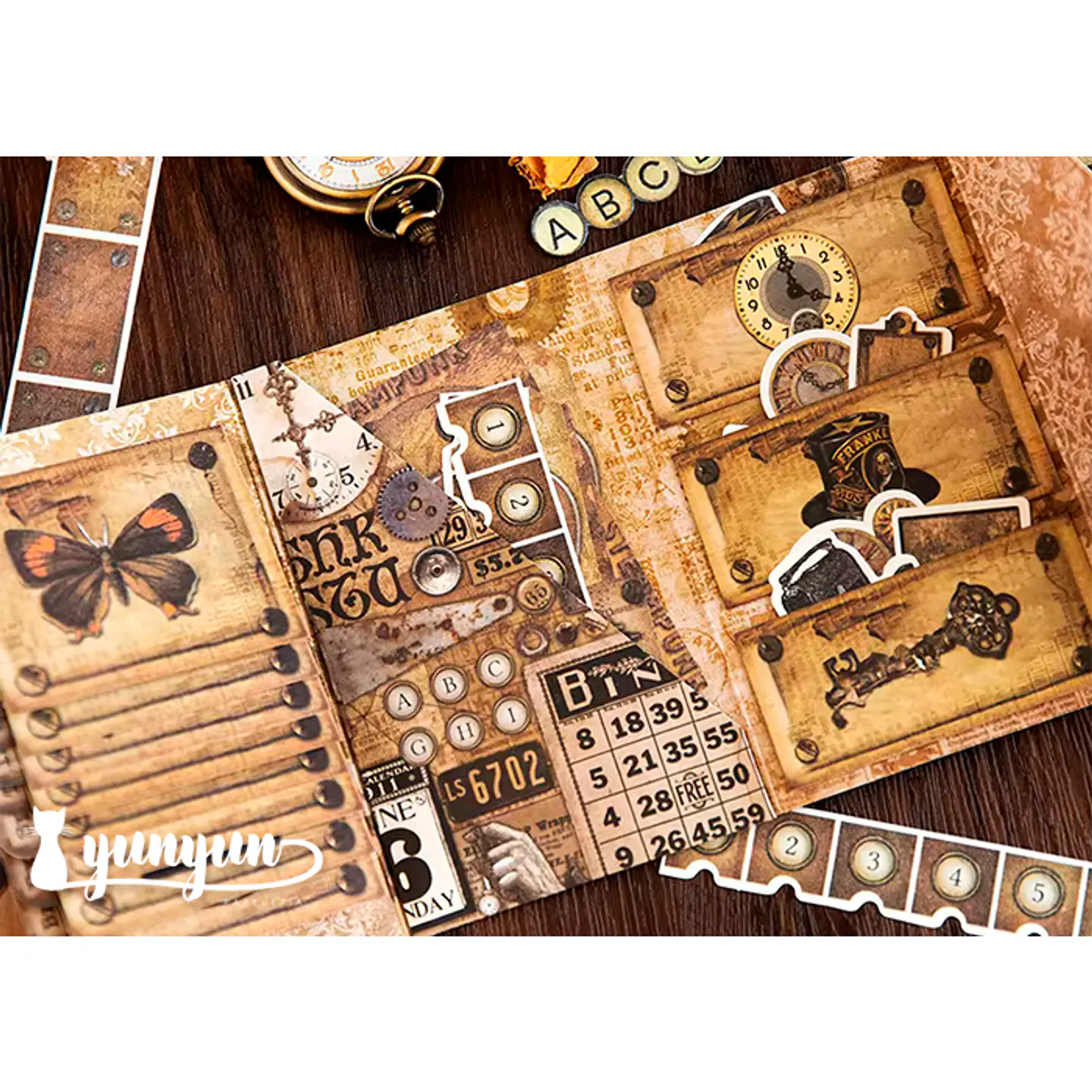 Carpeta Vintage  - 57 pzas 2