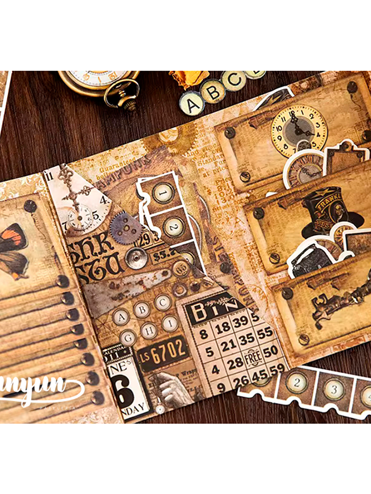 Carpeta Vintage  - 57 pzas 2