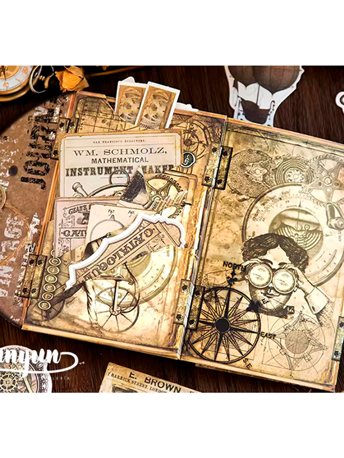 Carpeta Vintage  - 57 pzas 3