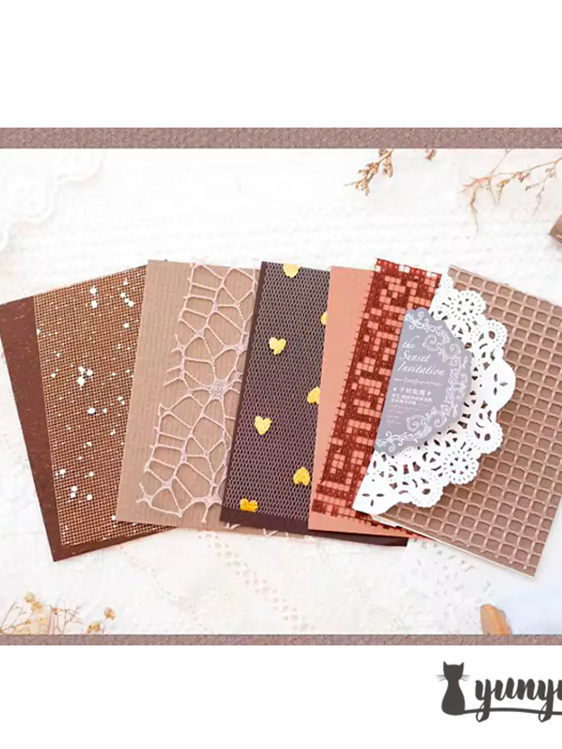 Papeles Sunset Invitation - 10 pzas 6