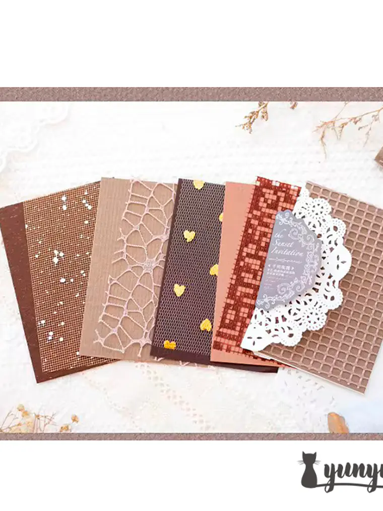 Papeles Sunset Invitation - 10 pzas 6