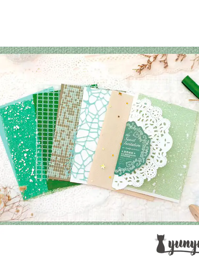 Papeles Sunset Invitation - 10 pzas 7