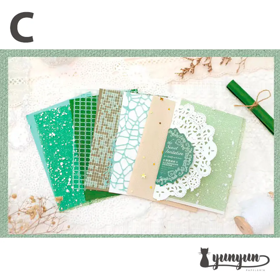 Papeles Sunset Invitation - 10 pzas 7