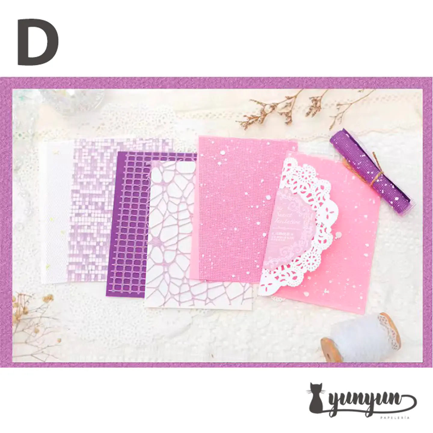 Papeles Sunset Invitation - 10 pzas 8