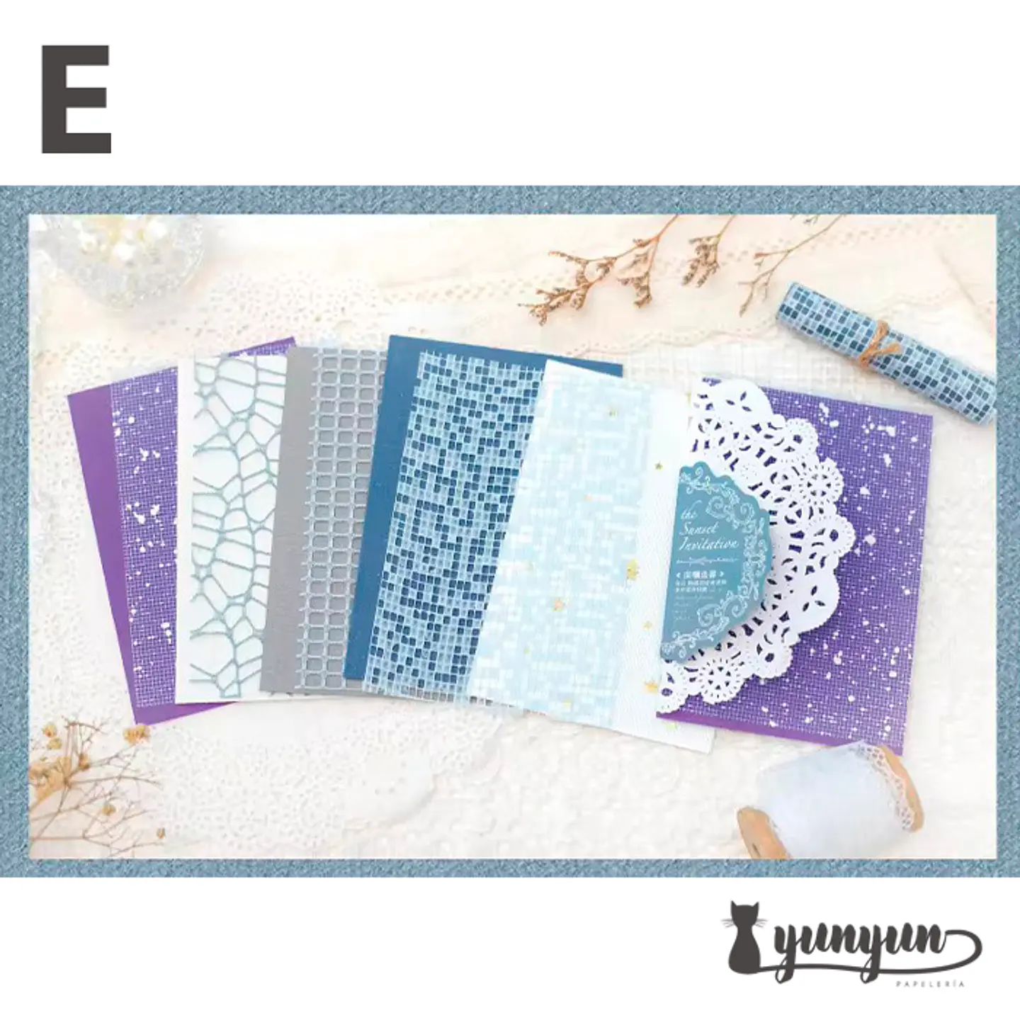 Papeles Sunset Invitation - 10 pzas 9