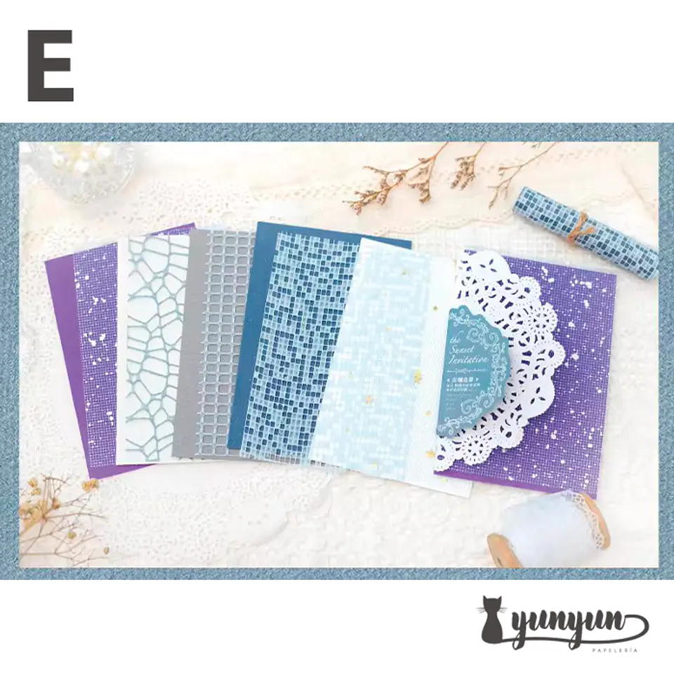 Papeles Sunset Invitation - 10 pzas 9