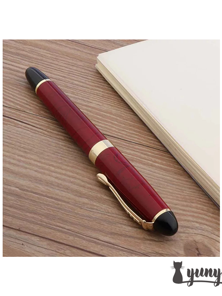 Pluma Fuente JINHAO X450 - Rojo oscuro 2