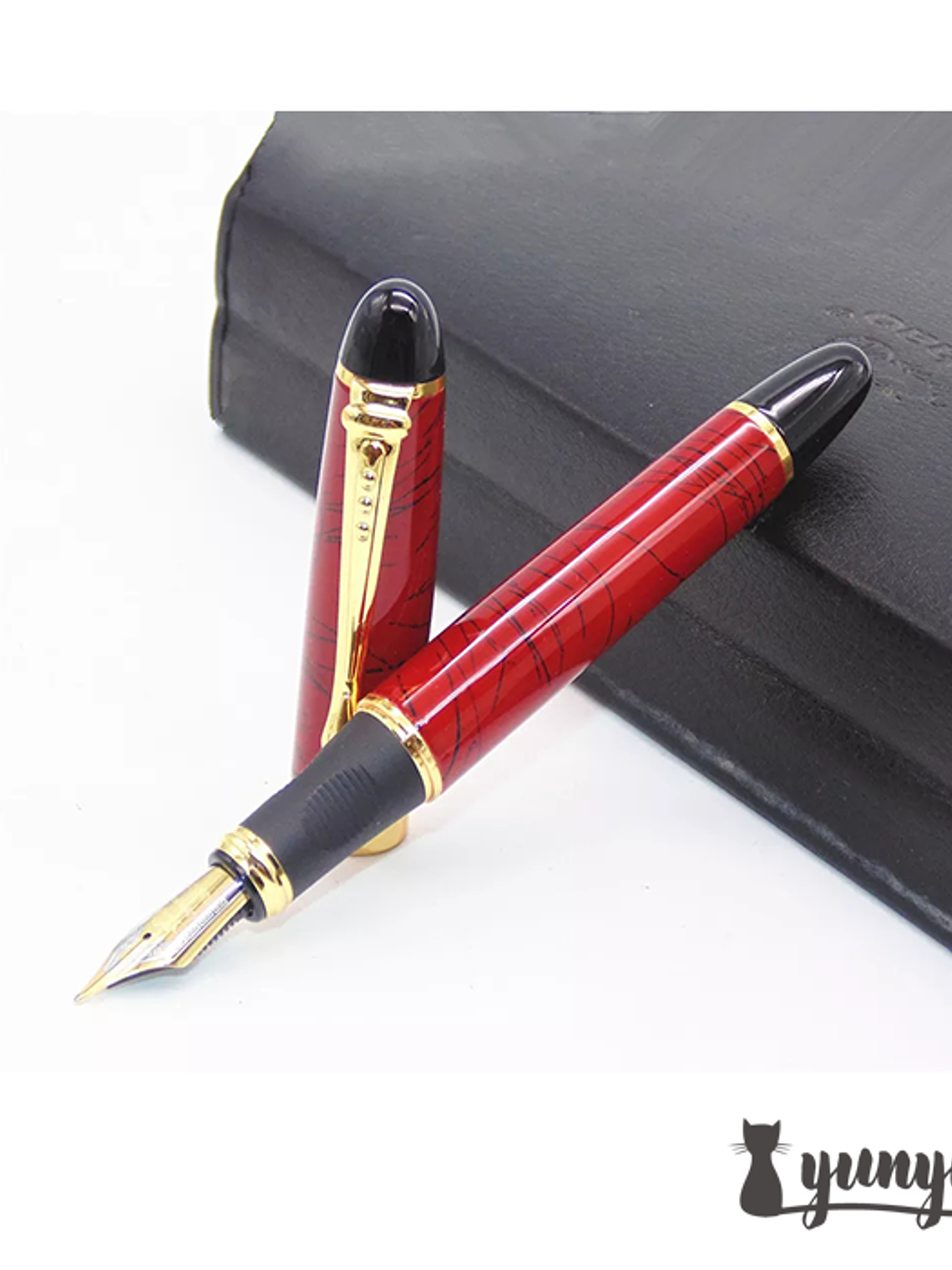 Pluma Fuente JINHAO X450 - Rojo oscuro 1