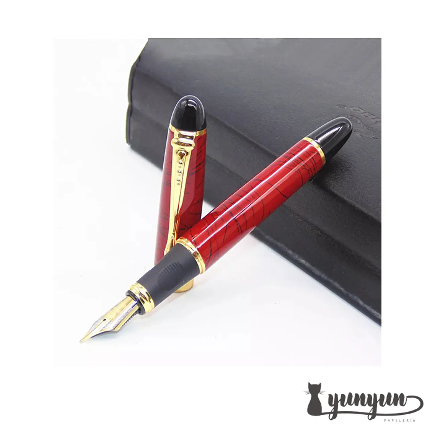 Pluma Fuente JINHAO X450 - Rojo oscuro 1