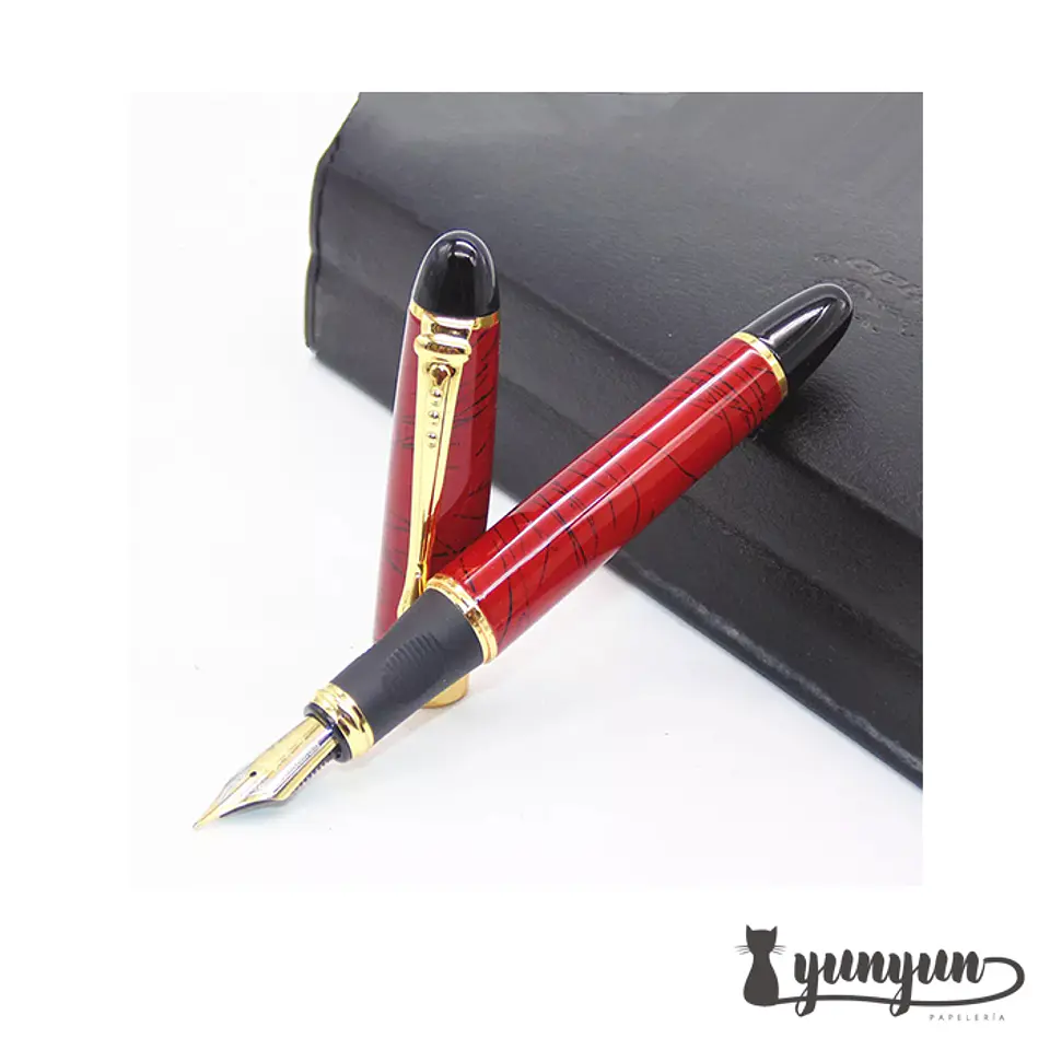 Pluma Fuente JINHAO X450 - Rojo oscuro 1