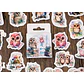 Caja Stickers Buhos - 45 pzas - Miniatura 1