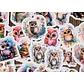 Caja Stickers Buhos - 45 pzas - Miniatura 2