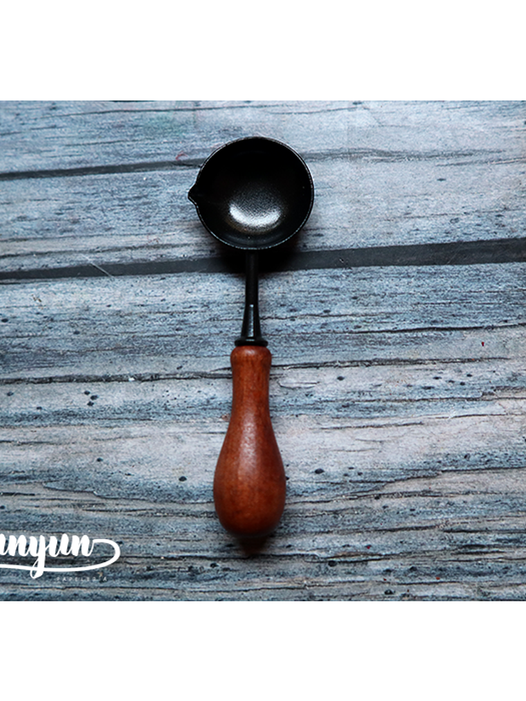 Cuchara Antiadherente Sello de Lacre  - Café  1