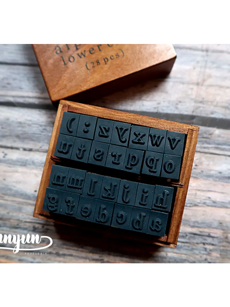 Set Timbres Abecedario Minúscula - 28 pzas 3
