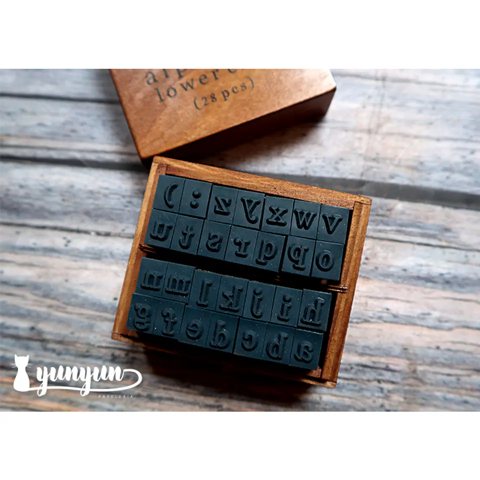 Set Timbres Abecedario Minúscula - 28 pzas 3
