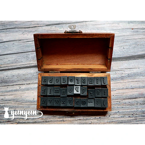 Set Timbres Abecedario Minúscula 30 pzas