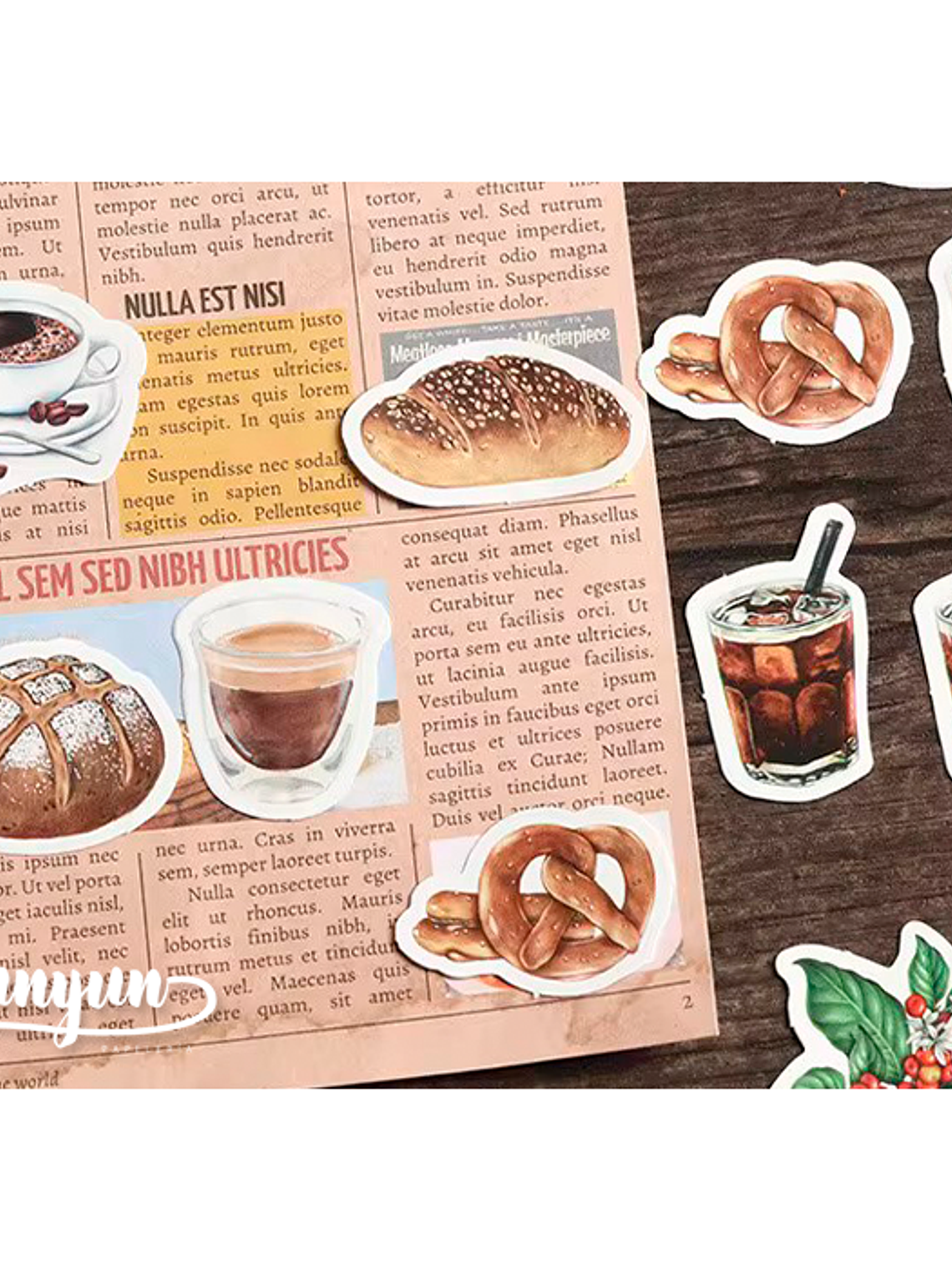 Caja Stickers Cafetería - 45 pzas 2