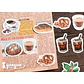 Caja Stickers Cafetería - 45 pzas - Miniatura 2
