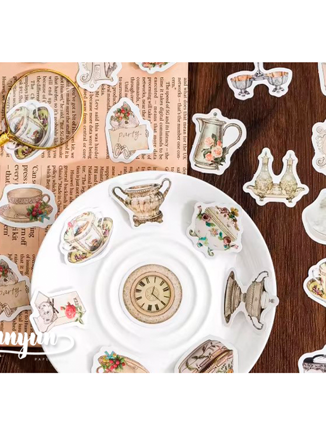 Caja Stickers Hora del Té II - 45 pzas 2