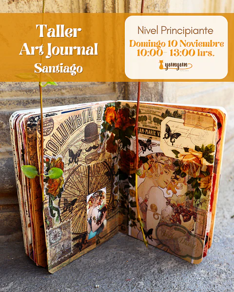 Taller Art Journal Santiago - Domingo 10 Noviembre