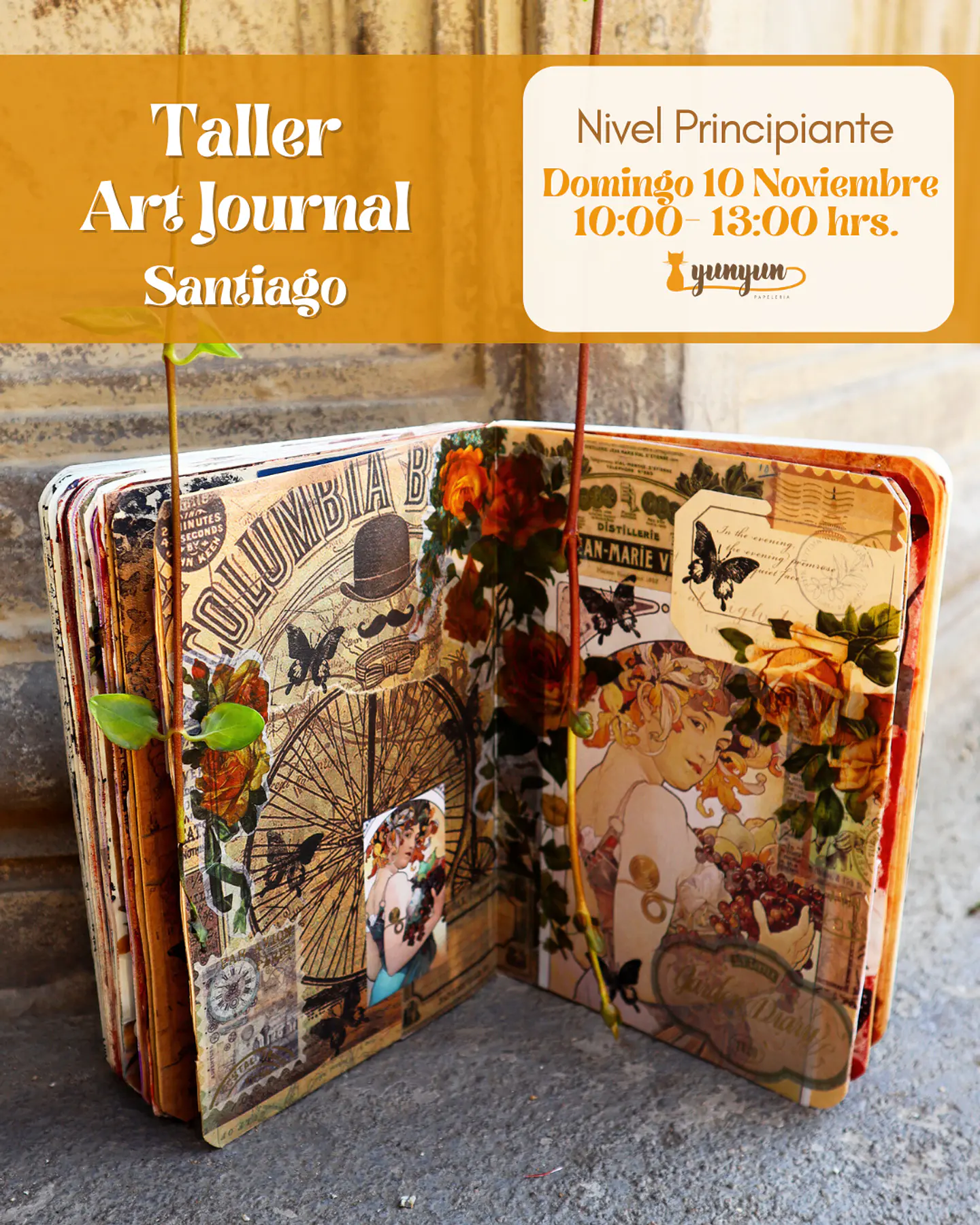 Taller Art Journal Santiago - Domingo 10 Noviembre 1