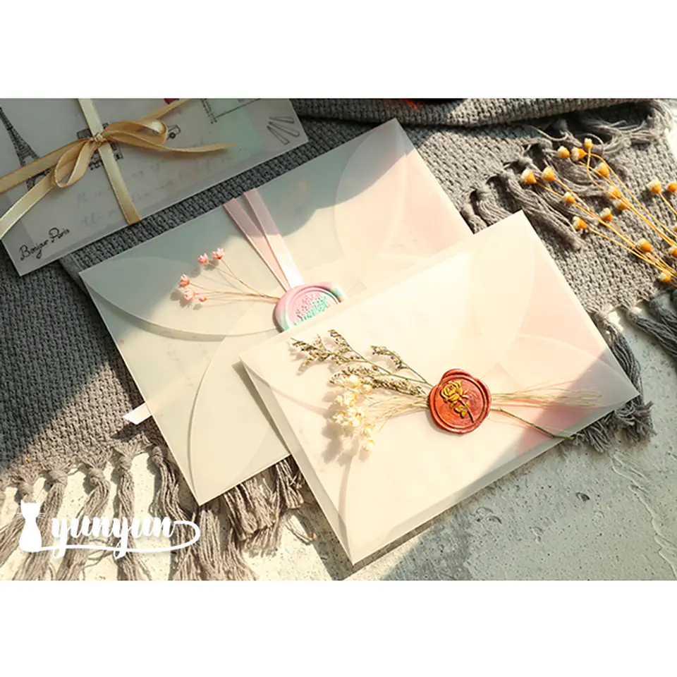 Sobres Pétalo Papel Diamante 19x14cm - 50 pzas 3