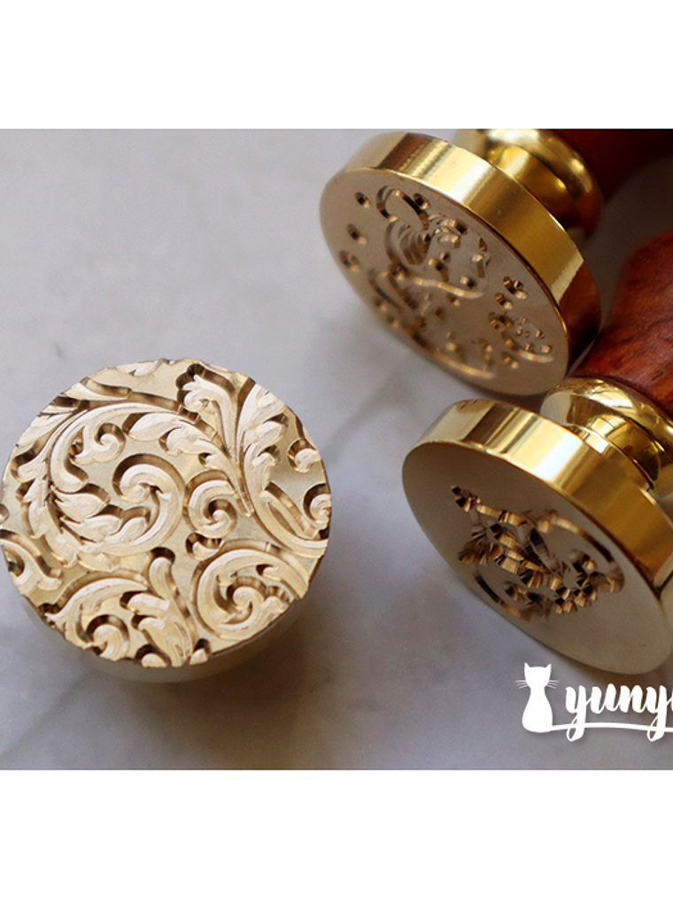 Sello de Lacre Botánica Vintage - 2,5cm 2