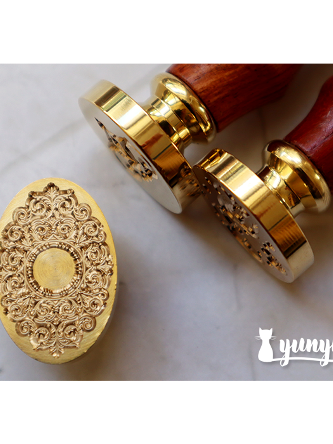 Sello de Lacre Ovalo Vintage - 3cm 2