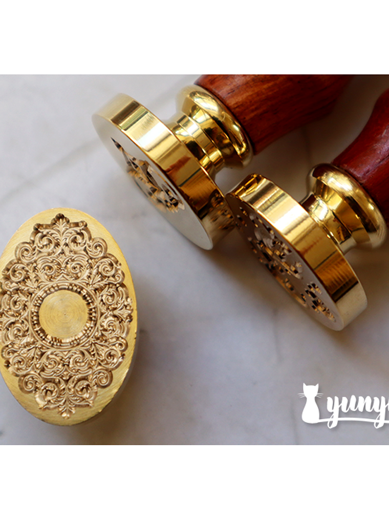 Sello de Lacre Ovalo Vintage - 3cm 2