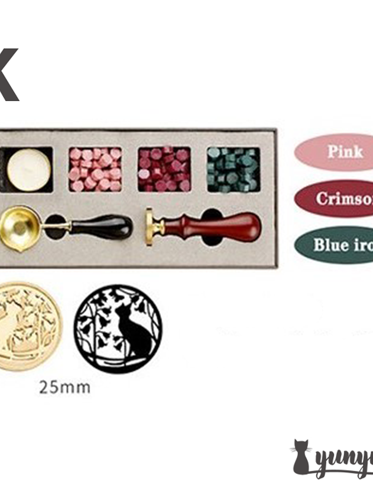 Box Sellos de Lacre Mapa Mundi (K) - 7 pzas 1