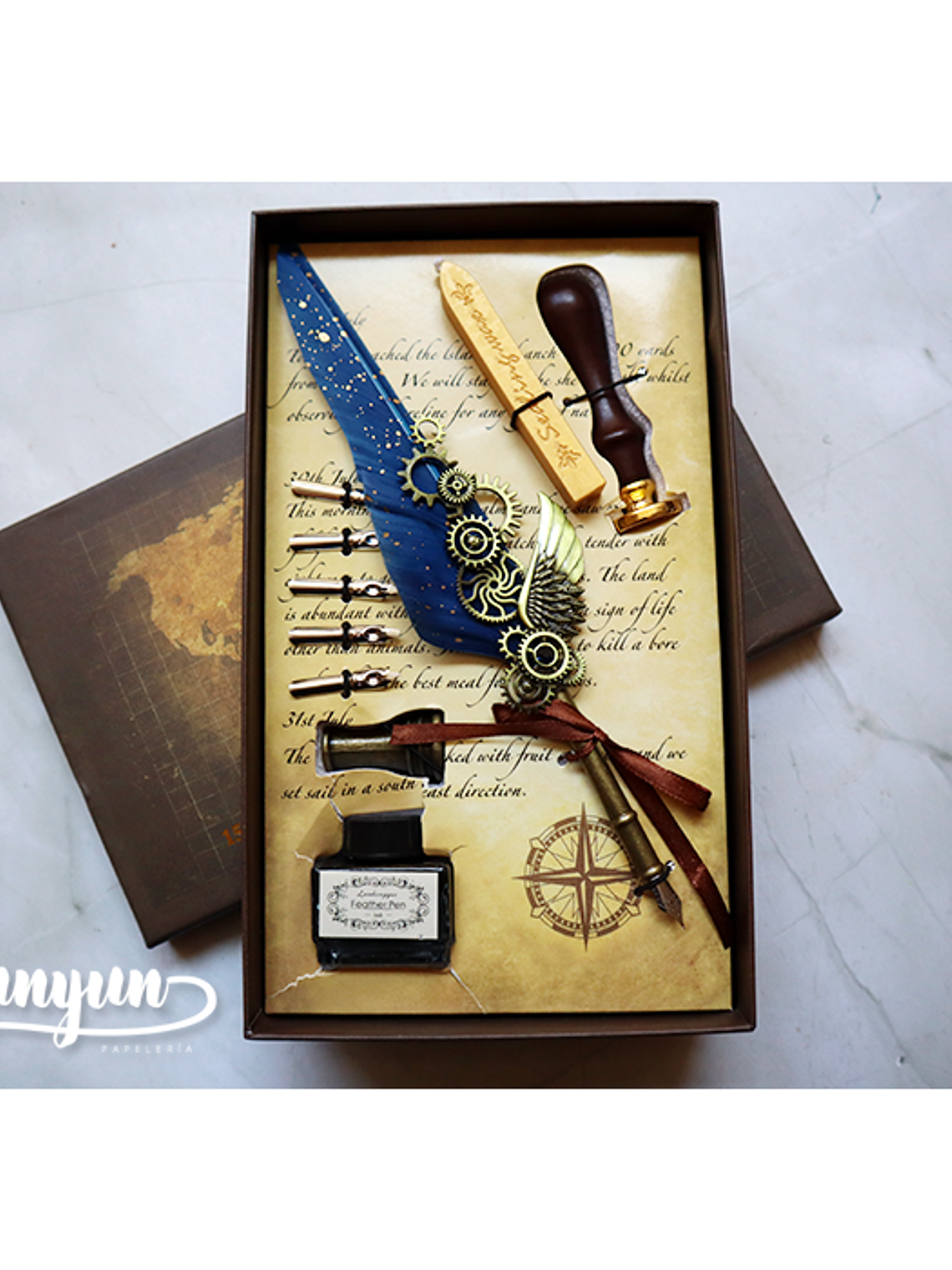 Kit Pluma de Inmersión World Map Series - Azul 1