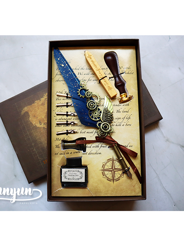 Kit Pluma de Inmersión World Map Series - Azul 1