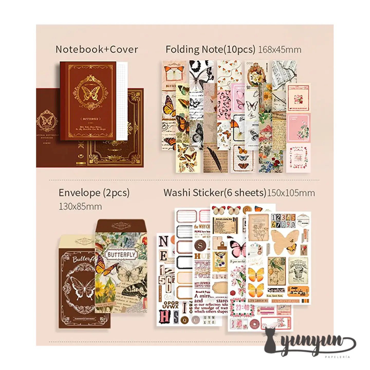 Butterfly Gift Box I - 140 pzas 4